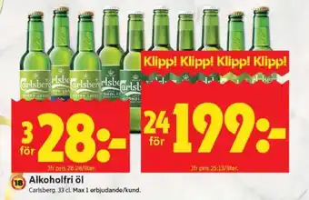 ICA Supermarket ALKOHOLFRI ÖL erbjuda