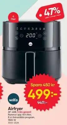 DollarStore Wilfa Airfryer erbjuda