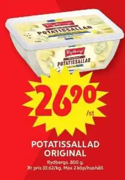 ICA Supermarket POTATISSALLAD ORIGINAL erbjuda