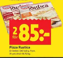 ICA Supermarket PIZZA RUSTICA erbjuda