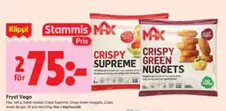 ICA Supermarket Max Crispy Supreme & Crispy Green Nuggets erbjuda