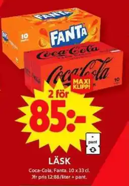 ICA Supermarket Läsk erbjuda