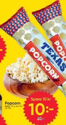DollarStore POPCORN erbjuda