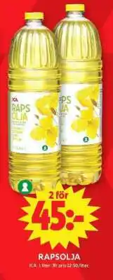ICA Supermarket Rapsolja erbjuda