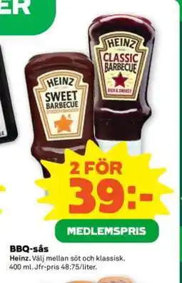 Stora Coop BBQ SÅS erbjuda
