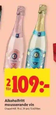 ICA Supermarket Alkoholfritt Mousserande vin erbjuda