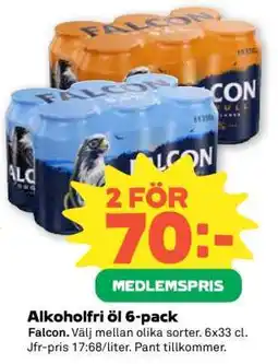Coop ALKOHOLFRI ÖL 6-PACK erbjuda