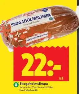 ICA Supermarket SKOGAHOLMSLIMPA erbjuda
