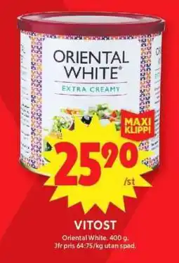 ICA Supermarket Oriental White Extra Creamy erbjuda