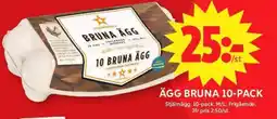 ICA Supermarket ÄGG BRUNA 10-PACK erbjuda