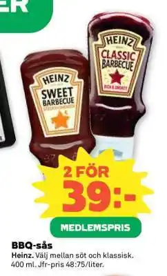 Coop BBQ SÅS erbjuda