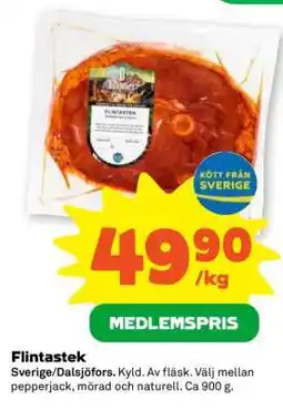 Stora Coop Flintastek erbjuda