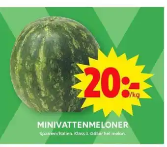 ICA Supermarket Minivattenmeloner erbjuda