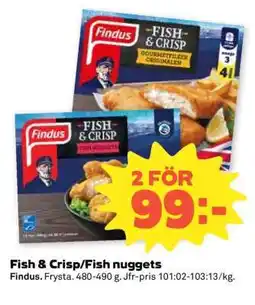 Coop FISH & CRISP/FISH NUGGETS erbjuda