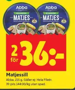 ICA Supermarket MATJESSILL erbjuda