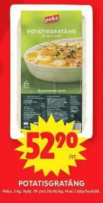 ICA Supermarket POTATISGRATÄNG erbjuda