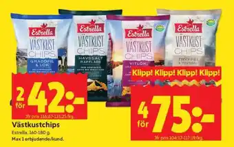 ICA Supermarket Västkustchips erbjuda