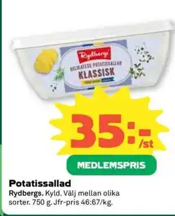 Coop POTATISSALLAD erbjuda