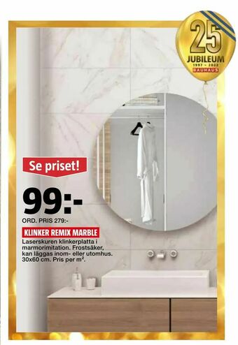 Bauhaus Klinker remix marble erbjuda