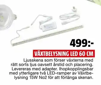 Växtbelysning led 60 cm
