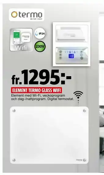 Bauhaus Element termo glass wifi erbjuda