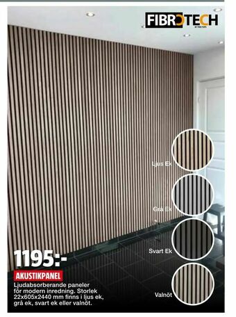 Bauhaus Akustikpanel erbjuda