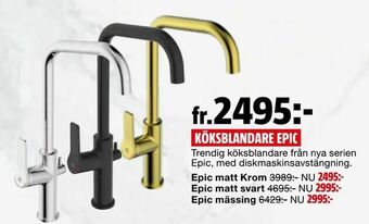 Bauhaus Köksblandare epic erbjuda