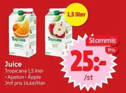 Nya Pulsen TROPICANA Juice erbjuda