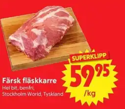 Nya Pulsen Färsk fläskkarre erbjuda