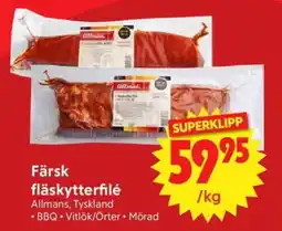 Nya Pulsen ALLMANS Färsk fläskytterfilé erbjuda