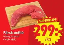 Nya Pulsen Färsk oxfilé erbjuda