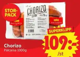 Nya Pulsen PALCARSA Chorizo erbjuda