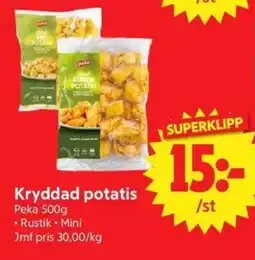 Nya Pulsen PEKA Kryddad potatis erbjuda
