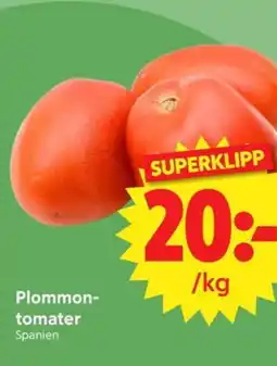 Nya Pulsen Plommon- tomater erbjuda