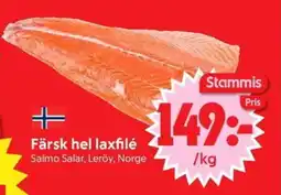 Nya Pulsen Färsk hel laxfilé erbjuda