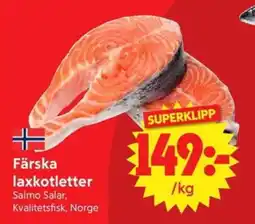 Nya Pulsen Färska laxkotletter erbjuda
