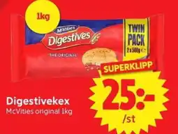 Nya Pulsen MCVITIES Digestivekex erbjuda