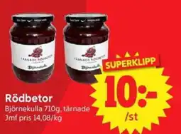 Nya Pulsen BJÖRNEKULLA Rödbetor erbjuda