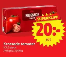 Nya Pulsen ICA Krossade tomater erbjuda