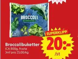 Nya Pulsen ICA Broccolibuketter erbjuda