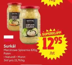 Nya Pulsen MARCINOWA Surkål erbjuda