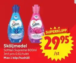 Nya Pulsen SOFTLAN Sköljmedel erbjuda