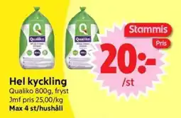 Nya Pulsen QUALIKO Hel kyckling erbjuda