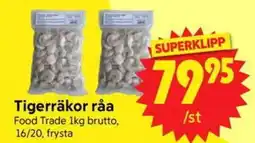Nya Pulsen FOOD TRADE Tigerräkor råa erbjuda