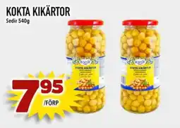 Prisma Mat SEDIR Kokta kikärtor erbjuda