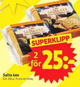 ICA Supermarket ICA Salta kex erbjuda