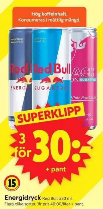 ICA Supermarket Energidryck erbjuda