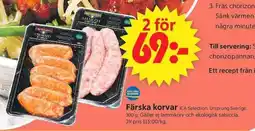 ICA Supermarket ICA Färska korvar erbjuda