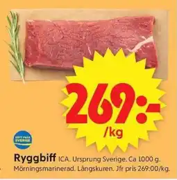 ICA Supermarket Ryggbiff erbjuda