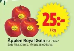 ICA Supermarket ICA Äpplen royal gala erbjuda